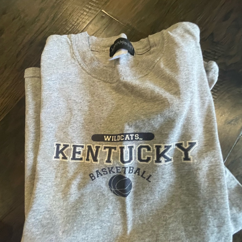 Gray Kentucky Wildcats Basketball T-Shirt